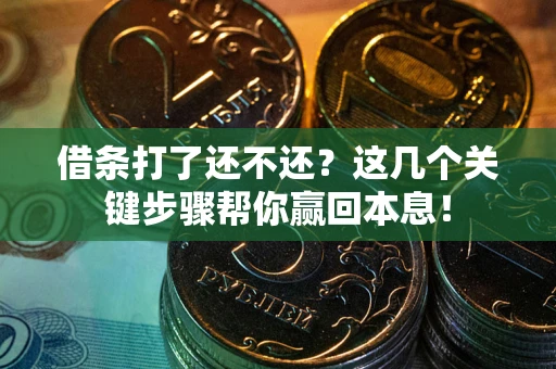 济南借条打了还不还？这几个关键步骤帮你赢回本息！