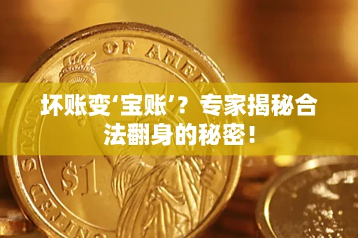 济南坏账变‘宝账’？专家揭秘合法翻身的秘密！