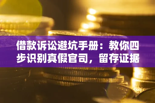 济南借款诉讼避坑手册：教你四步识别真假官司，留存证据不踩雷