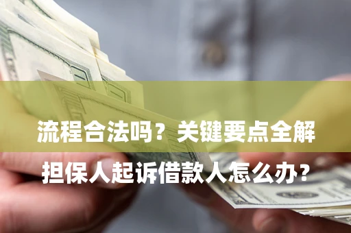 济南

担保人起诉借款人怎么办？流程合法吗？关键要点全解析