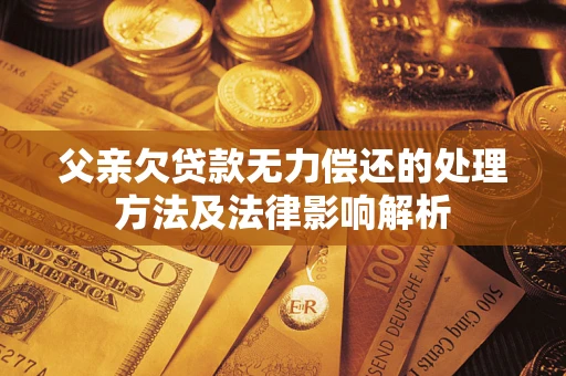 济南父亲欠贷款无力偿还的处理方法及法律影响解析