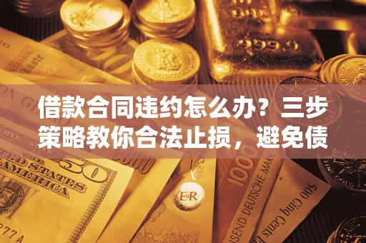 济南借款合同违约怎么办？三步策略教你合法止损，避免债务危机升级
